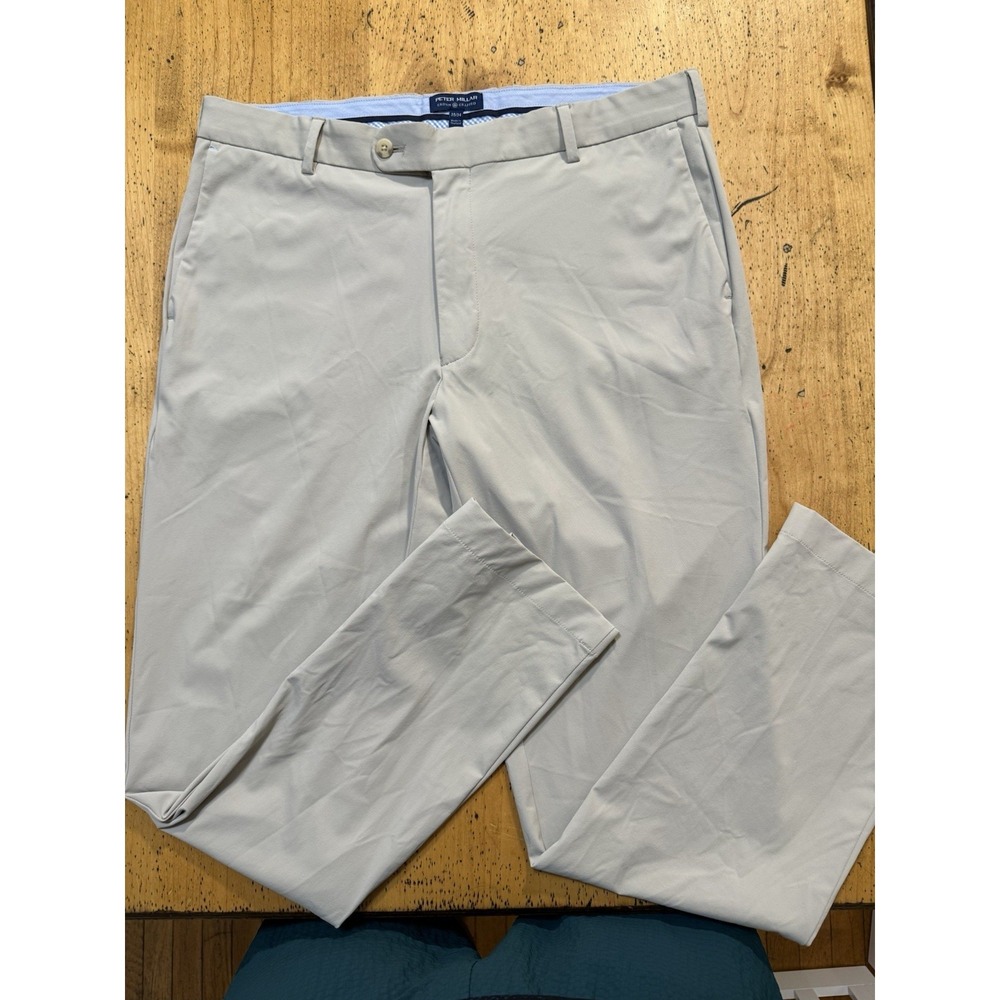 Peter Millar Crown Crafted 35x30 Chino Pants Performance Straight Leg Men's